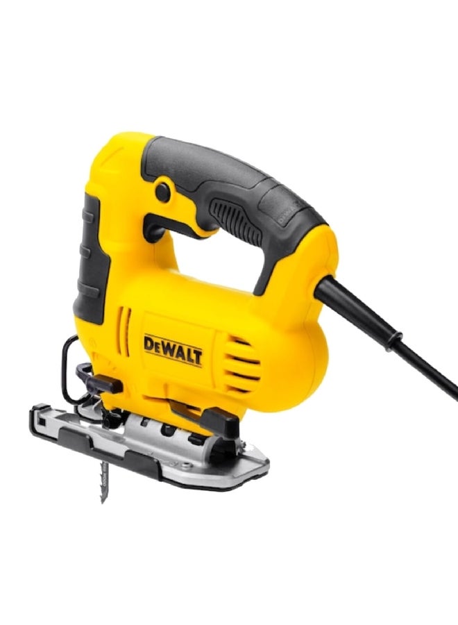 DEWALT 650W Corded Electric Plastic D-Handle Jig Saw Yellow and Black 23.2 x 8.7 x 27.5 cm DWE349-B5 - Image 3